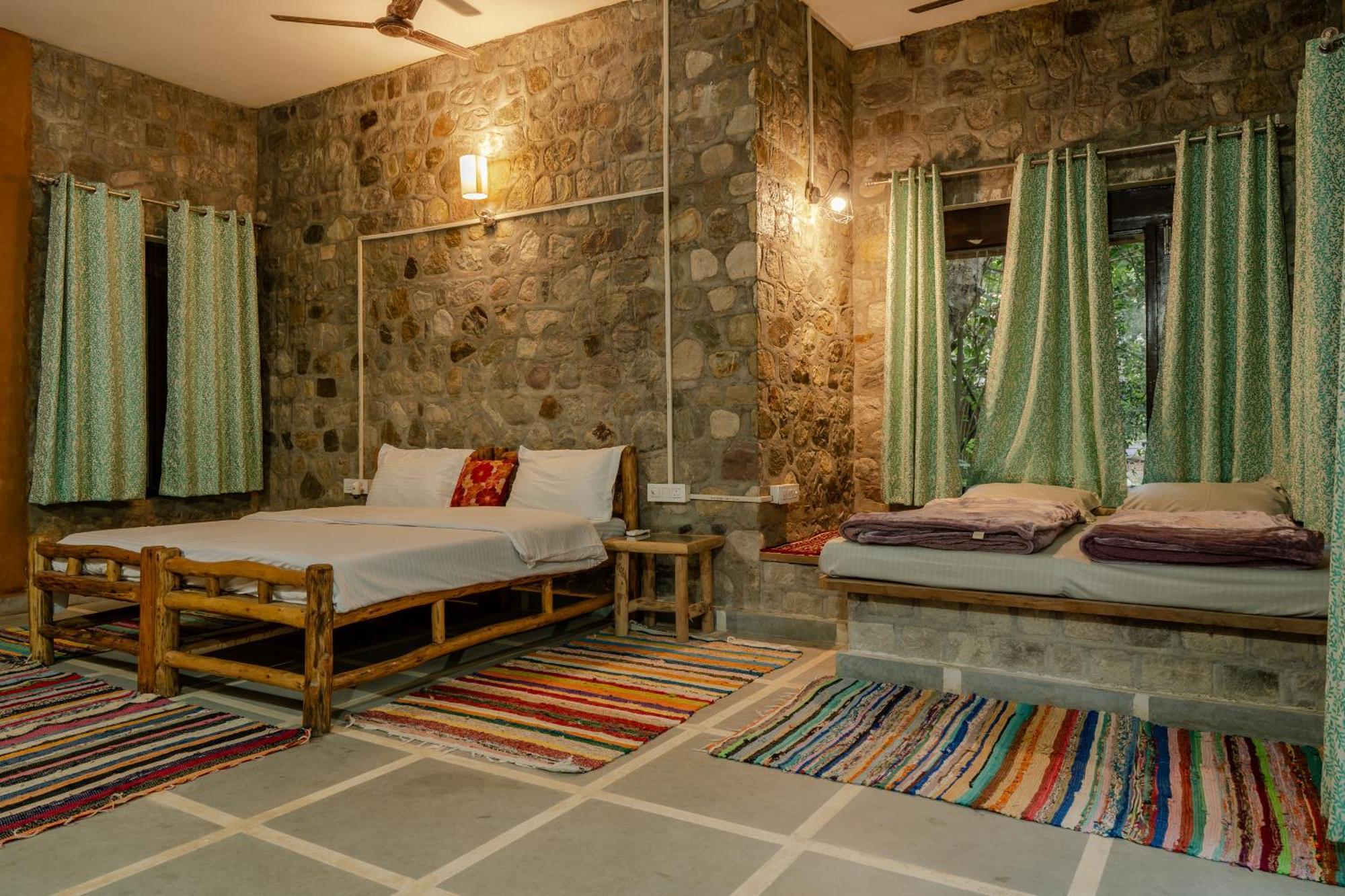 Camp Hornbill Corbett Hotell Rāmnagar Exteriör bild